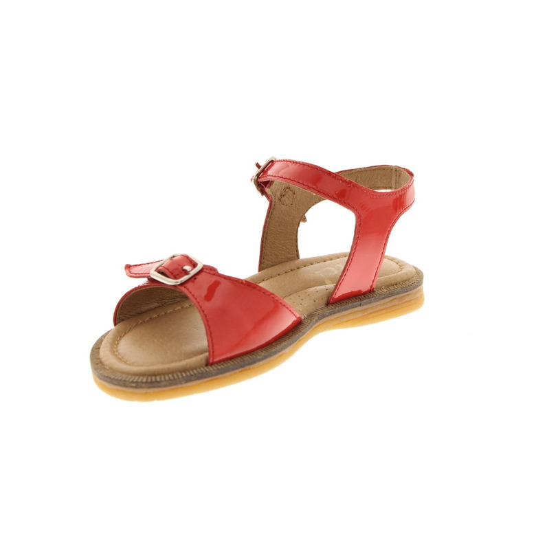 Clic sandales rouge 3