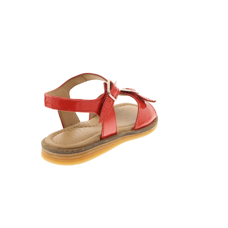 Clic sandales rouge 4