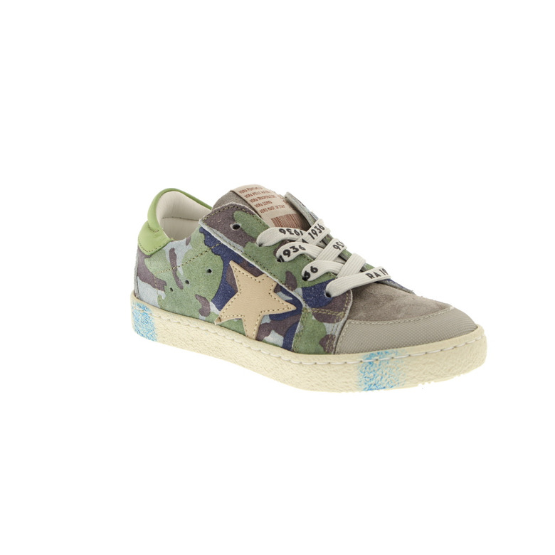 Rondinella chaussures basses vert kaki 2