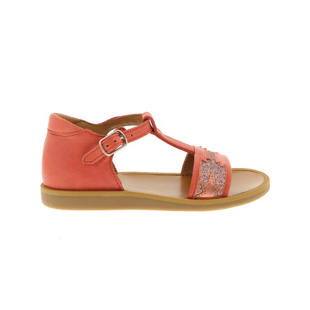 Pom D'api sandales corail