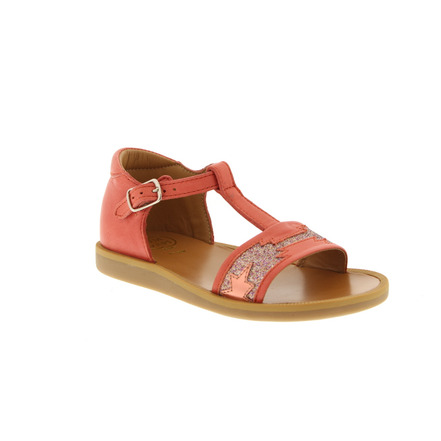 Pom D'api sandales corail