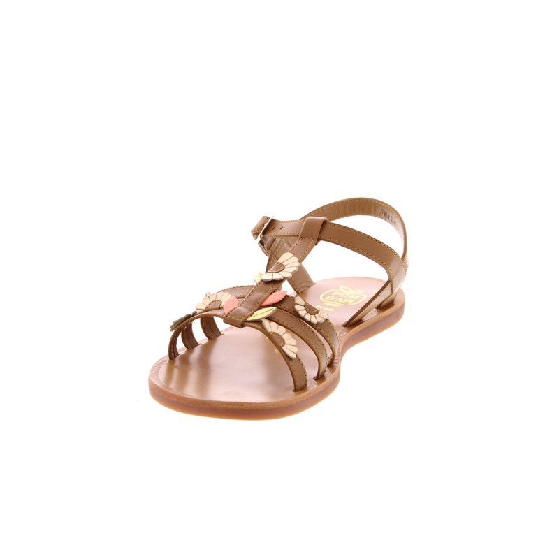 Pom D'api sandales cognac 3