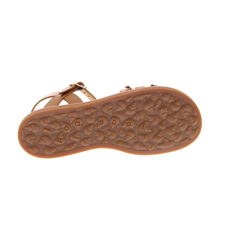Pom D'api sandales cognac 5