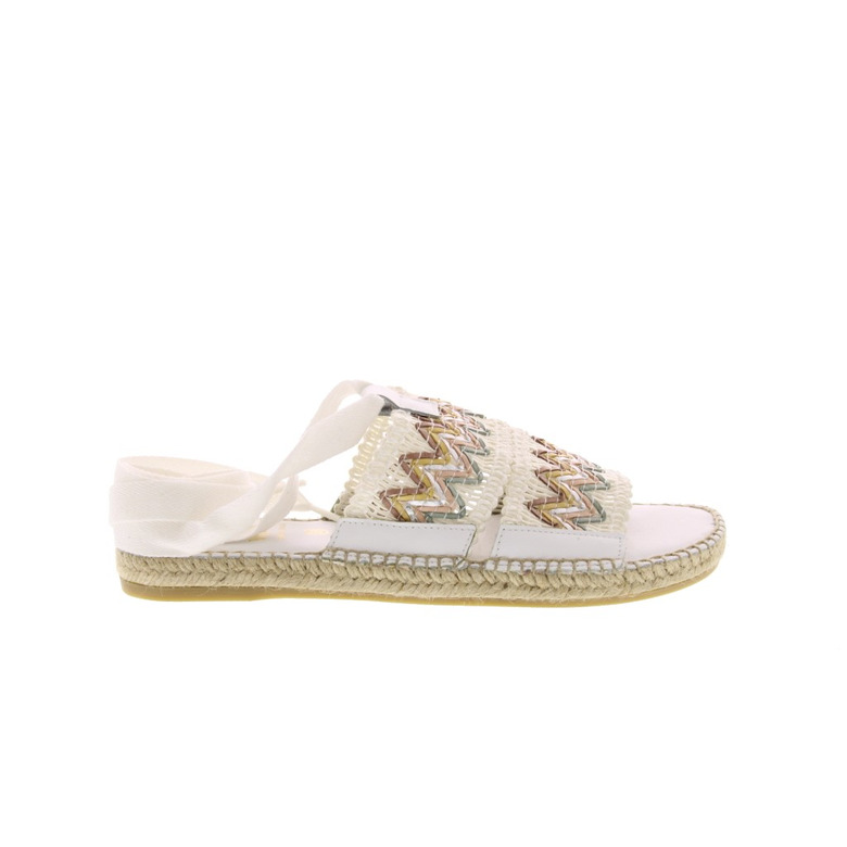 Viguera thong slippers white 1