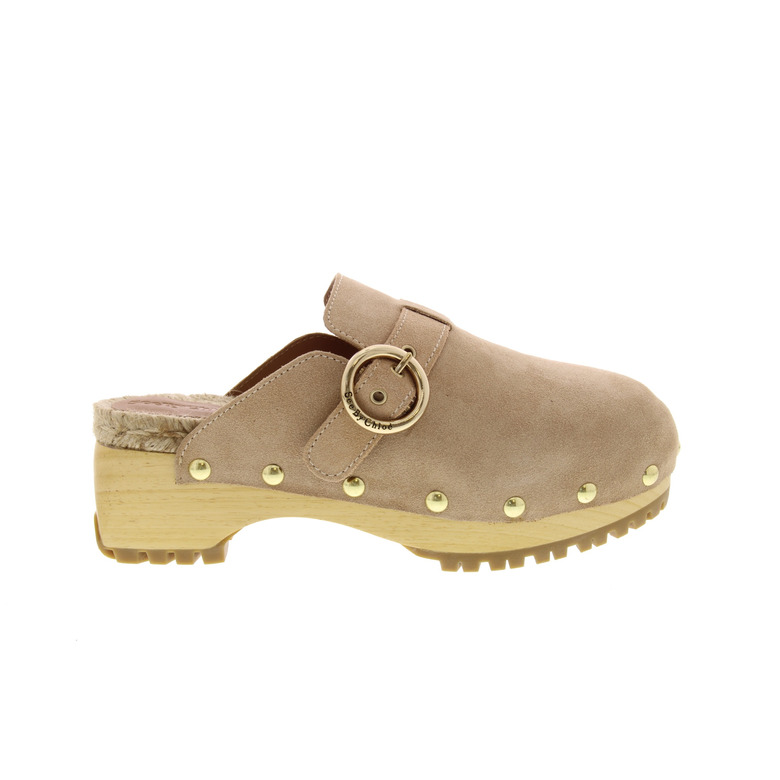 See By Chloe tongs beige 1
