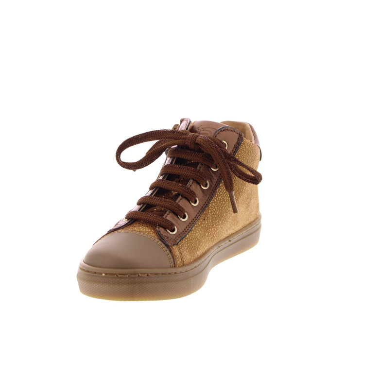 Fr hoge schoenen cognac 3