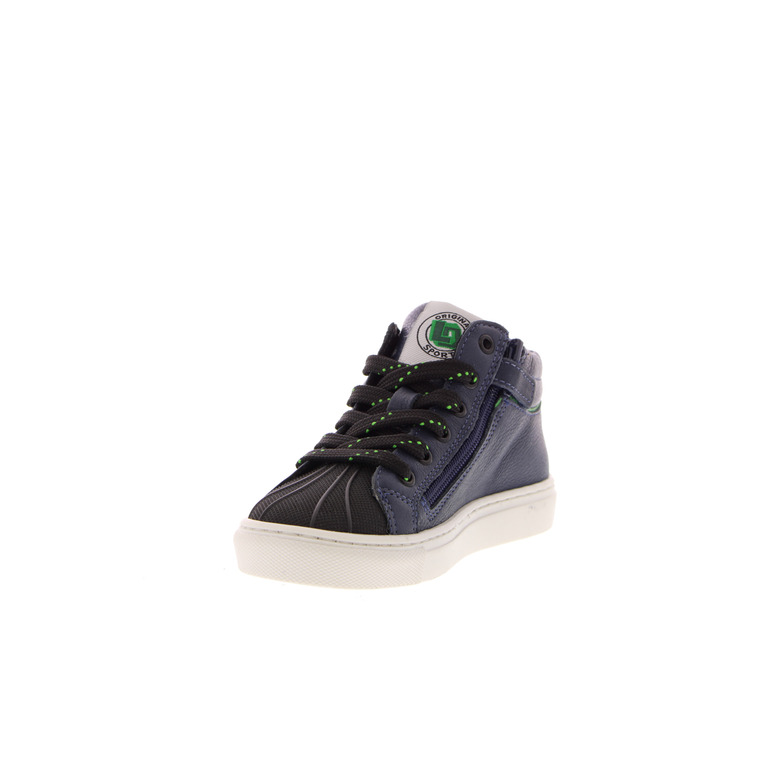 Little David chaussures hautes bleu 3