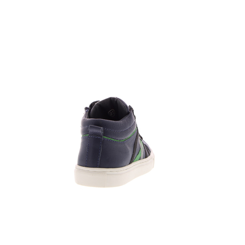 Little David chaussures hautes bleu 4