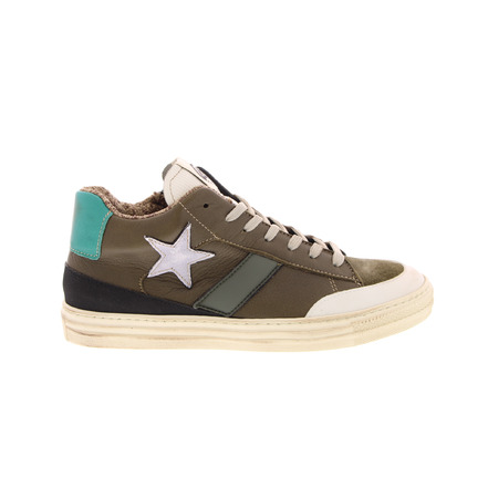 Rondinella chaussures hautes vert