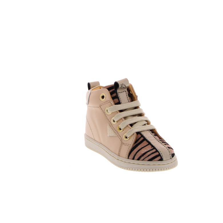 Ocra chaussures à lacets rose 2