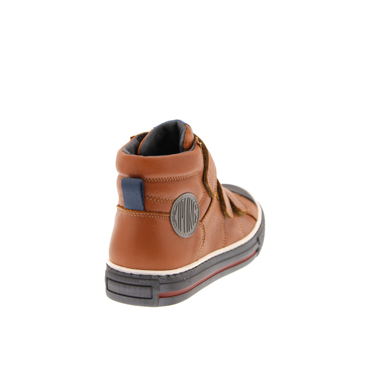 Kipling high shoes cognac 4