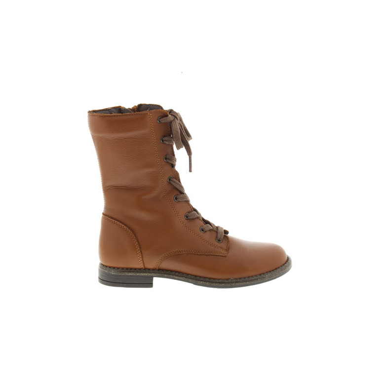 Little David chaussures hautes cognac