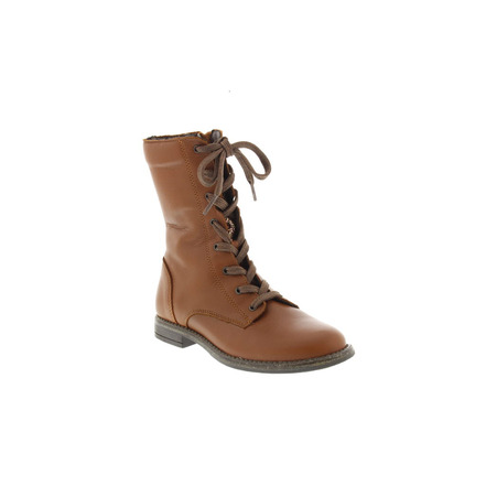 Little David chaussures hautes cognac