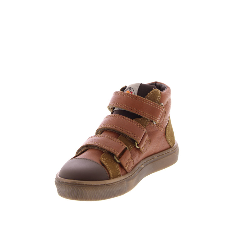 Little David chaussures hautes cognac 3