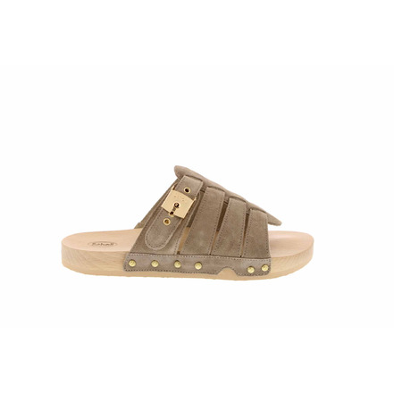 Scholl slippers taupe