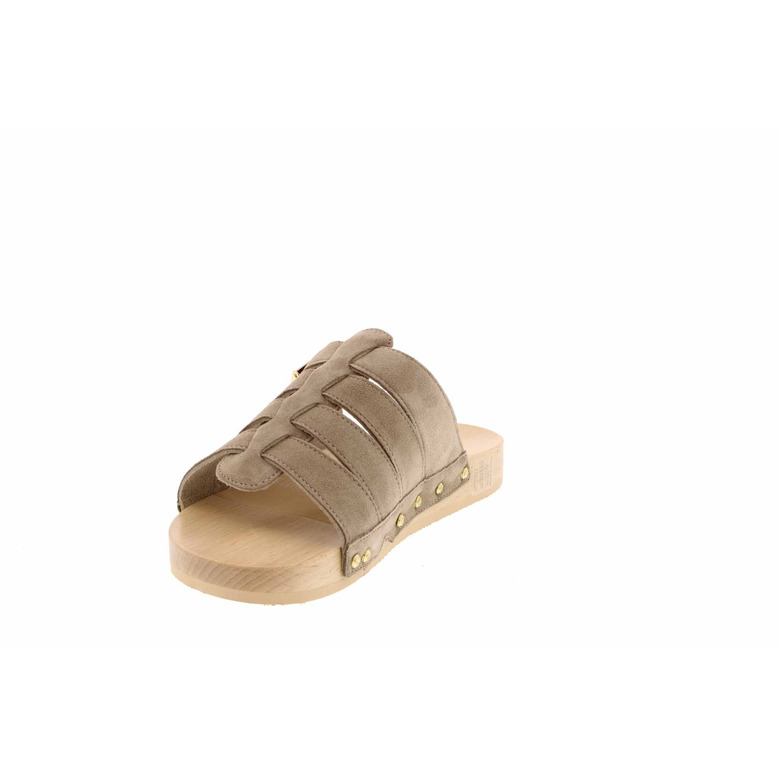Scholl slippers taupe 3