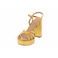 Malori&del Prete 94 sandalen gold 3