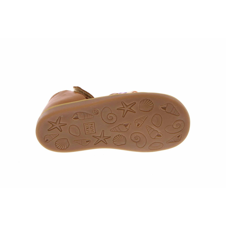 Pom D'api sandales cognac 5