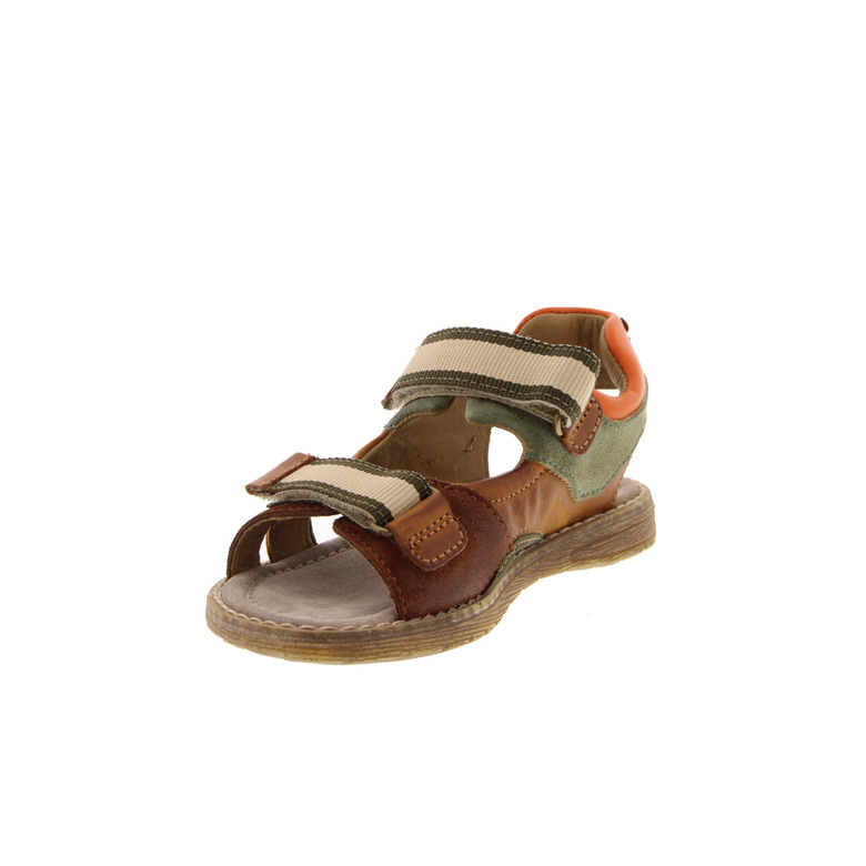 Stones And Bones sandales cognac 3