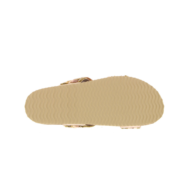 Lazamani thong slippers gold 5