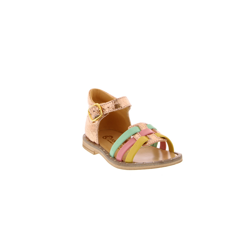 Rondinella sandales rose gold 2