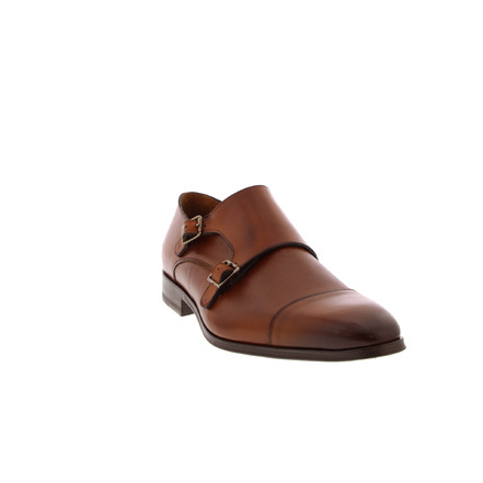 Van Bommel gespschoenen cognac
