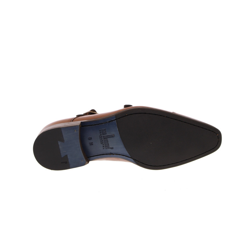 Van Bommel chaussures à boucles cognac 5