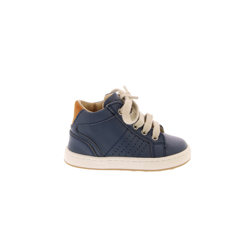Babybotte chaussures à lacets donker blauw