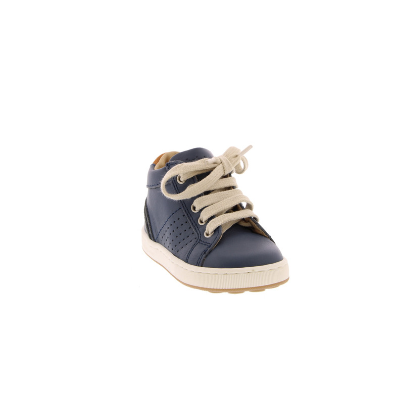 Babybotte chaussures à lacets donker blauw 2