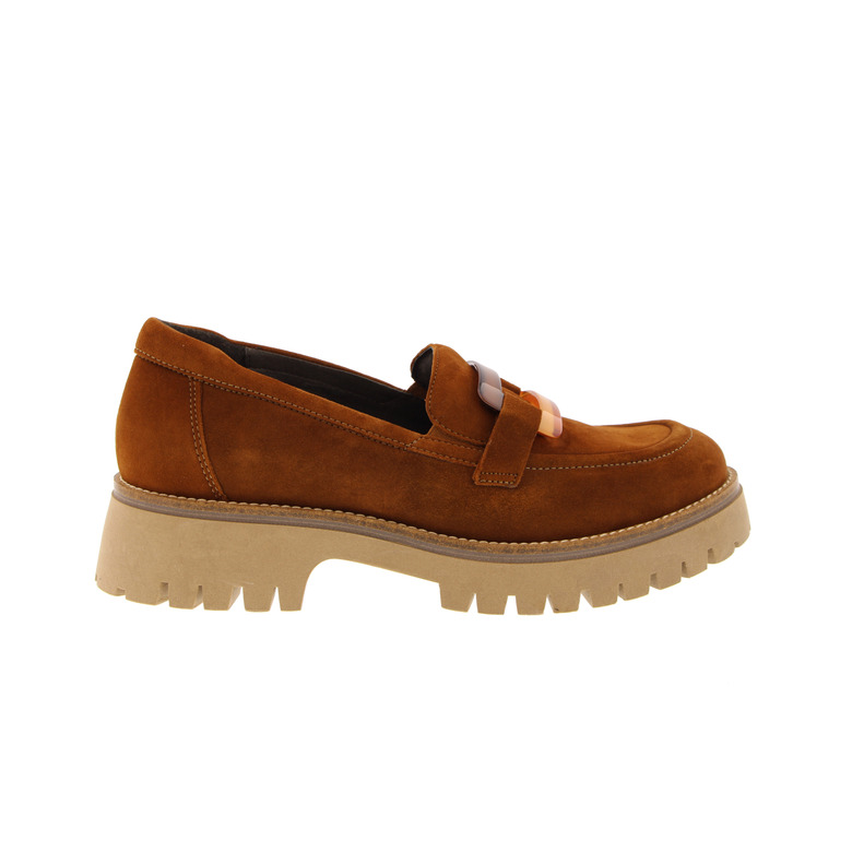 Softwaves moccasins cognac