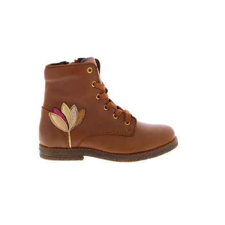 Little David chaussures hautes cognac