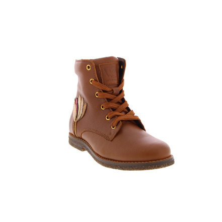 Little David chaussures hautes cognac