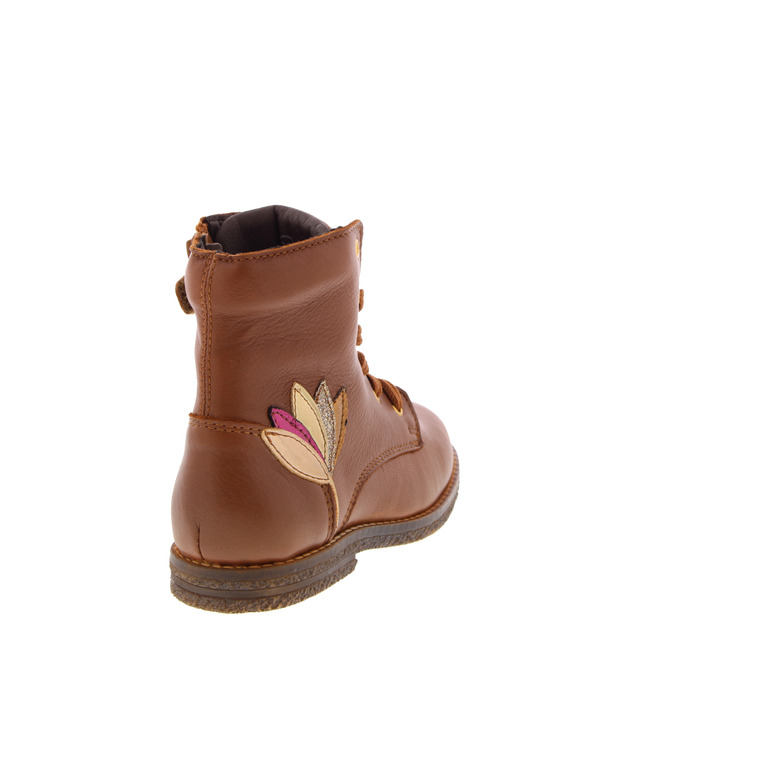 Little David chaussures hautes cognac 4