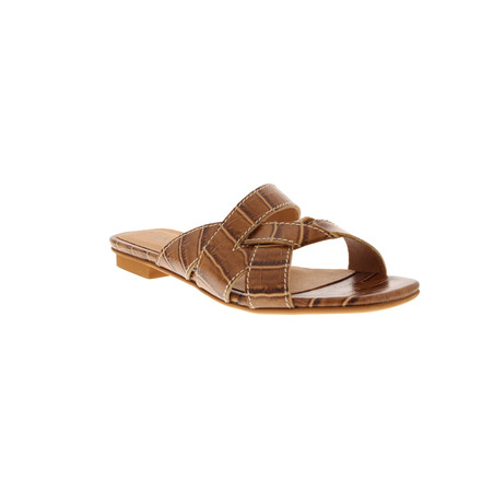 Akula thong slippers cognac