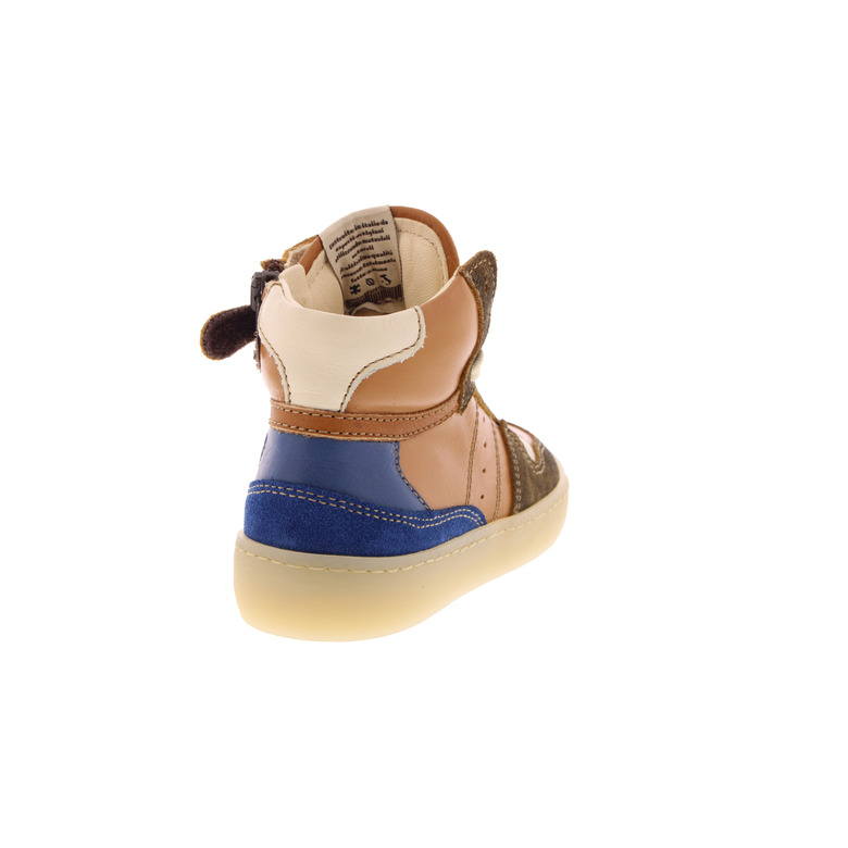 Ocra chaussures hautes cognac 4