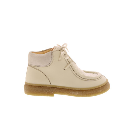 Ocra chaussures à lacets ecru