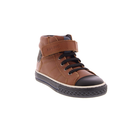 Kipling high shoes cognac