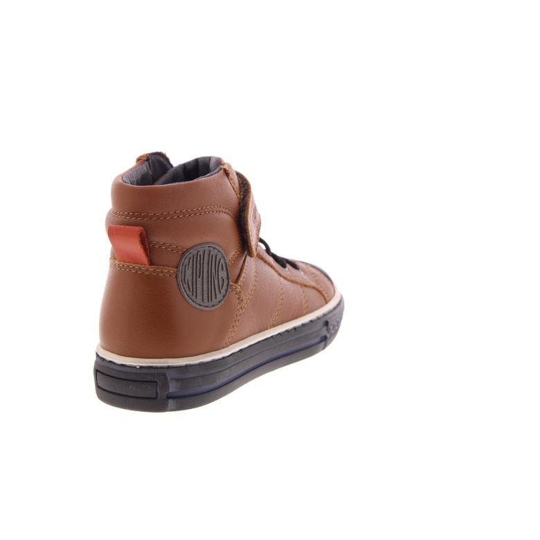 Kipling high shoes cognac 4