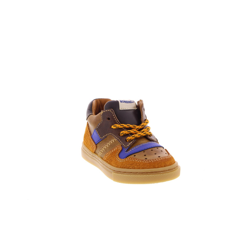 Rondinella chaussures à lacets cognac 2