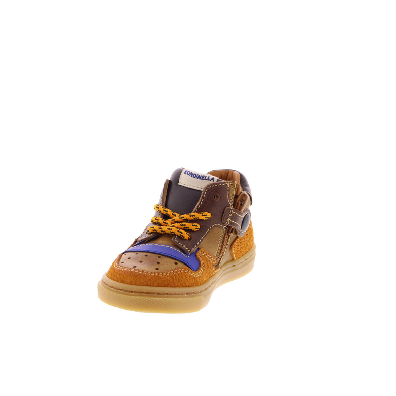 Rondinella chaussures à lacets cognac 3