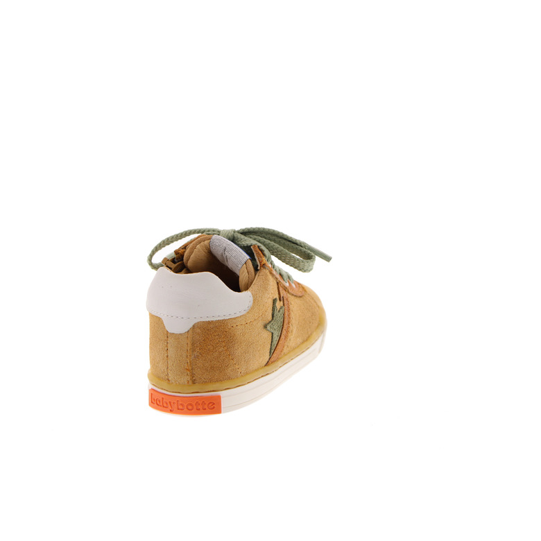Babybotte chaussures à lacets camel 4