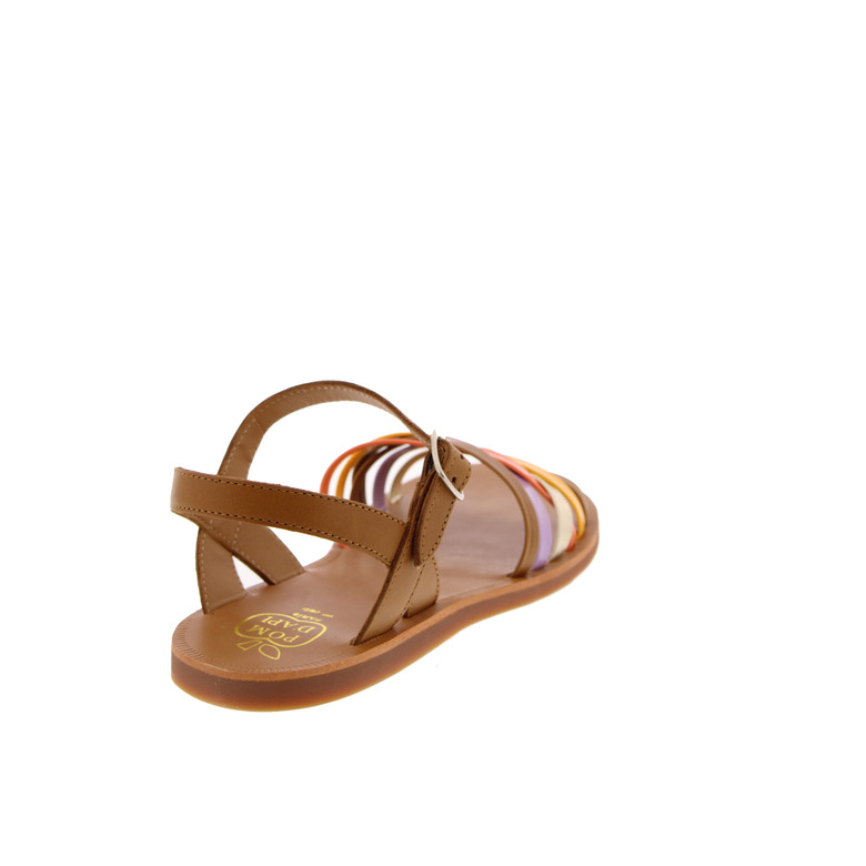 Pom D'api sandales cognac 4
