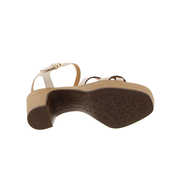 Weekend sandales blanc 5
