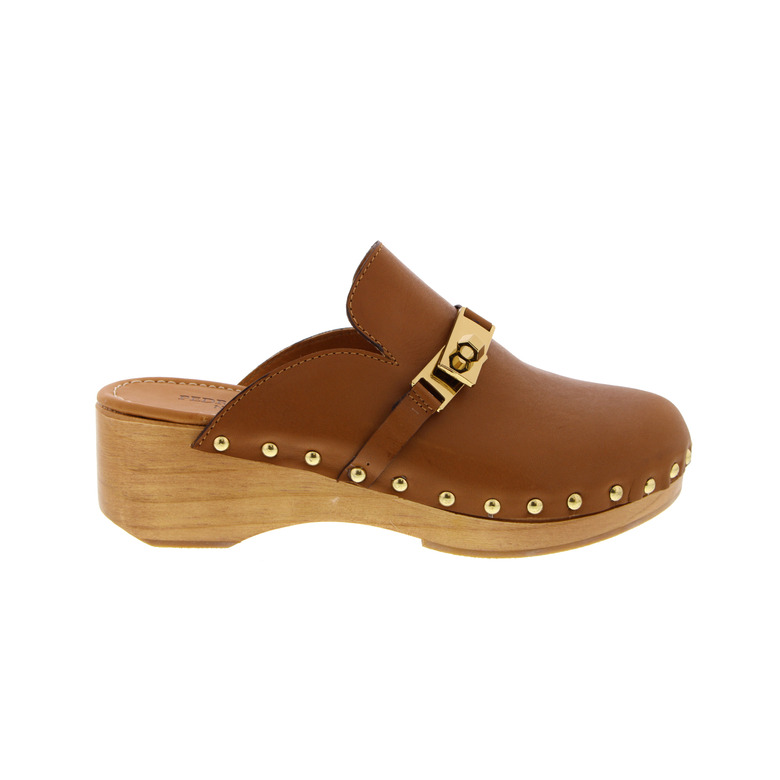 Pedro Miralles thong slippers cognac