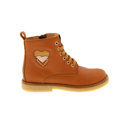 Fr lace shoes cognac