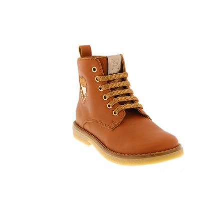 Fr lace shoes cognac