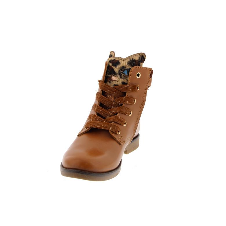Stones And Bones chaussures hautes cognac 3