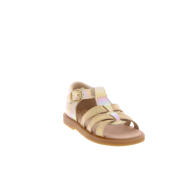 Beberlis sandals gold 2