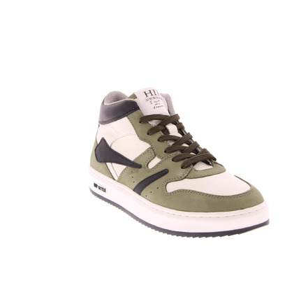 Hip high shoes green