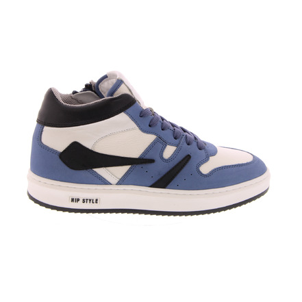 Hip high shoes blue